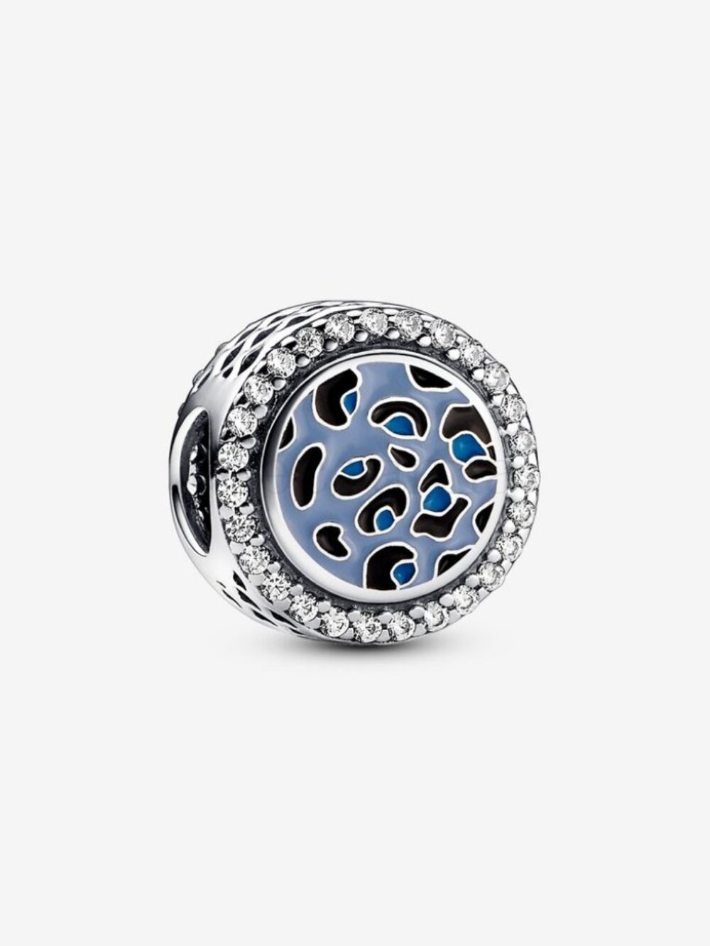 Pandora Blue Leopard Charm
